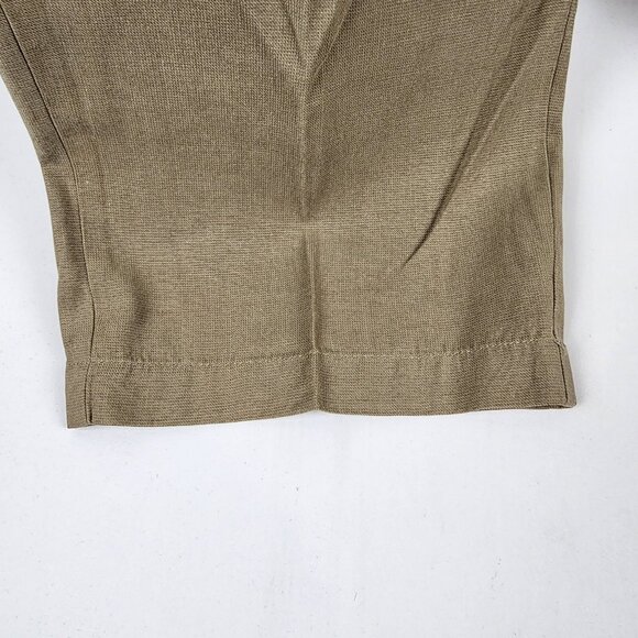 Quiksilver Pants Mens 38 Silver Edition Tan Pleated Dress (38x34) - Picture 6 of 9